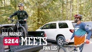 Rob meets upcoming big-league mountain biker...