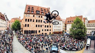 Emil Johansson jumping through the Districts...