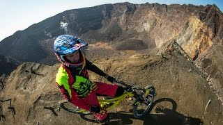 Mountain Biker Stevie Smith Charges Down a...