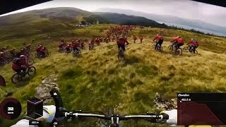 Gee Atherton Hunts Down a Mob of MTB Riders | POV