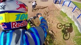 Urban Mountain Biking POV in the Streets of Peru
