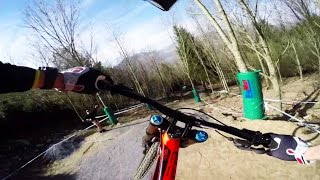 Downhill MTB Course Preview on Technical...