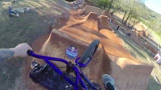 BMX GoPro Session on Huge Dirt Jumps - Red...