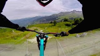 Downhill Mountain Bike POV Course Preview at...