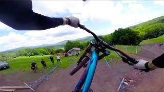 Downhill Mountain Bike POV Course Preview at...