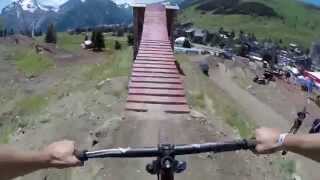 MTB slopestyle POV course preview - Crankworx...
