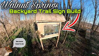 How To Build a Backyard Mountain Bike Trail Sign