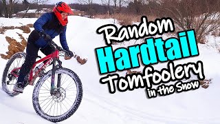 Snowy Hardtail Shenanigans at Settlers Park...