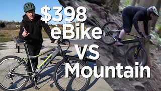 I Test A $398 Walmart eBike VS Mountain Bike...