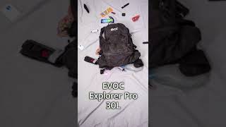 Everything in my bag for mountain biking