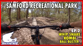 Hitting some gaps and awesome berms! #Samford...