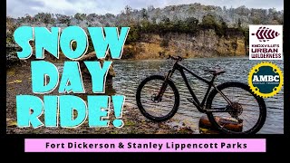 Snow Day Ride - Knoxville Urban Wilderness -...