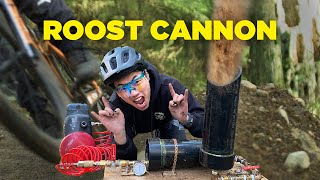 Can We Fake MTB Roost With a Cannon?