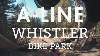 Mountain Biking a newly buffed 'A-Line' |...