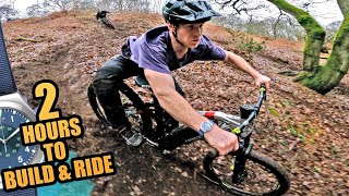 2 HOURS TO BUILD AND RIDE - MTB TRAIL BUILDING...