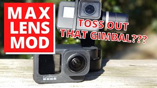 Max Lens Mod Kills the Gimbal !! || MTB GoPro...