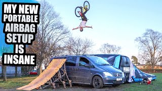 MY NEW PORTABLE AIRBAG SETUP IS INSANE - URBAN...