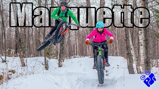 Winter Trip to Marquette, MI! Fatbiking, Cross...