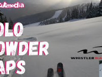 Solo Powder Laps before Work @Whistler...