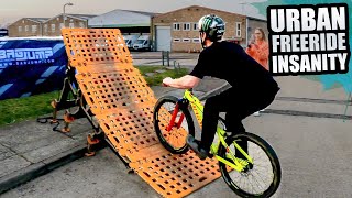 URBAN MTB FREERIDE INSANITY WITH THE PORTABLE...