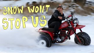 Snowy Jump Session at Dusty Wygle's House