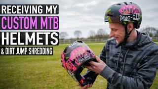 RECEIVING MY CUSTOM HELMETS THEN SHREDDING...