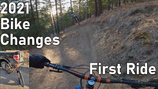2021 Bike Changes and First Ride // True Route...