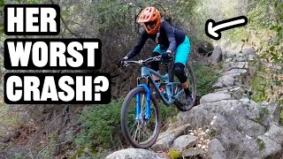 She Revisits Her Worst Crash and Crashes...