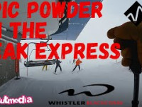 Epic Powder Day on the Peak Express @Whistler...