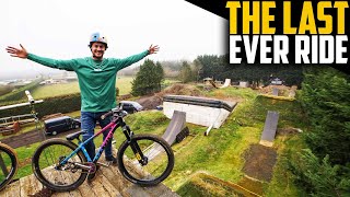 THE FINAL TIME RIDING MY SLOPESTYLE COMPOUND...