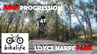 Loyce Harpe Park MTB Trails - Jump Progression...