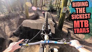 RIDING THE SICKEST MTB TRAILS ON MY ENDURO...