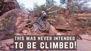 The whole trail is climbable- EXCEPT for the...