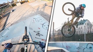 MTB Trick Session im Skatepark!