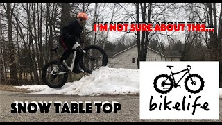 Building a Snow Jump in My Yard - Time For One...