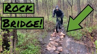 Building A MTB Rock Garden Over Water!