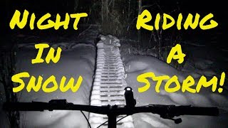 Fatbiking At Night! (Night Riding Is Fun!)