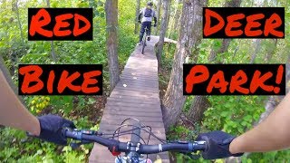 Red Deer Mountain Bike Park Review!