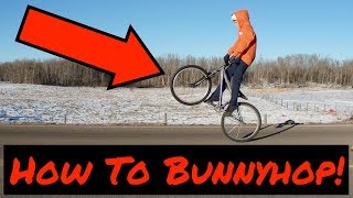 How To Bunnyhop (J Hop/American Bunny Hop) On...