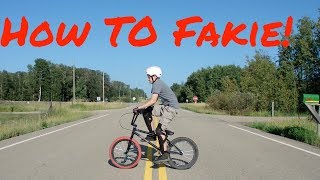 How To Fakie BMX!