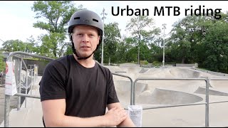 Urban MTB riding in Gothenburg city