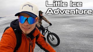 FAT BIKING & FISHING ON ICE - Riding with...