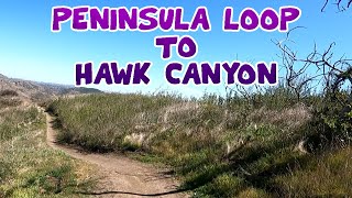 Peninsula Loop to Hawk Canyon Mountain Biking...
