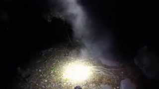 MTB XC trail ride in the night