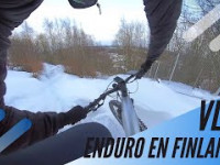 BIKEPARK en FINLANDIA con 1m de NIEVE