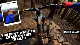 You Don't Want to Crash on This Trail!!! Tweed...