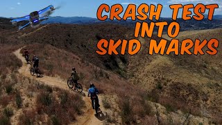 Crash Test Into Skid Marks - SkyDio 2 Drone...
