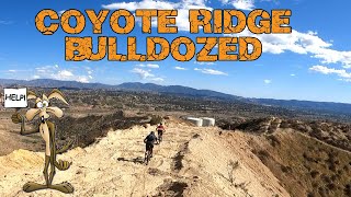Bulldozed Coyote Ridge Trail - Castaic, CA
