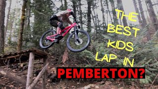 The best kids mountain bike lap in Pemberton?