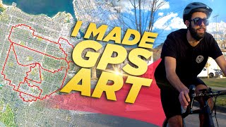 I Made GPS Art on my Bike